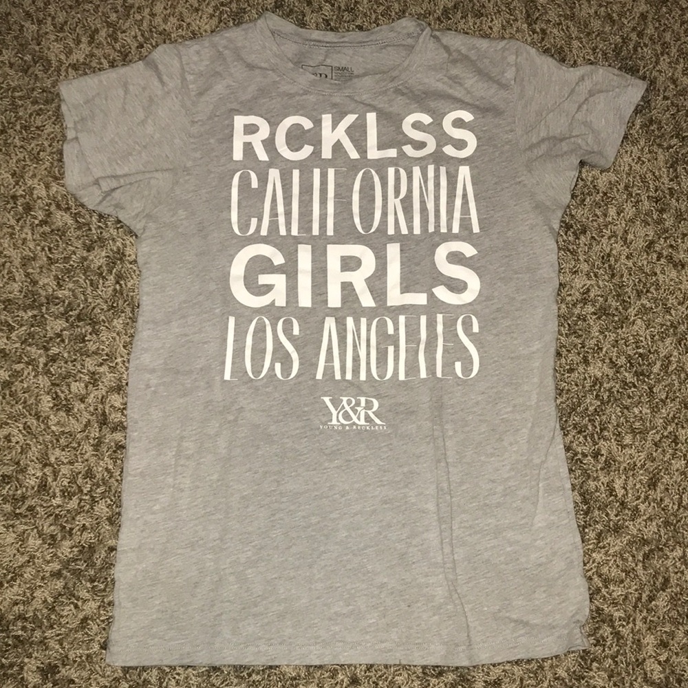 NWOT Young and Reckless Tshirt